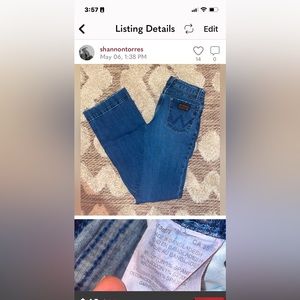 Wrangler Flare Trousers